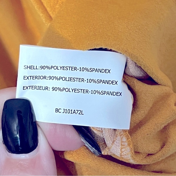 Women’s Lena Gabrielle Mustard yellow Blazer/Suit jacket Size 10 - Picture 8 of 11